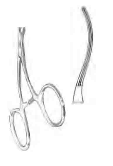 DE BAKEY-CASTANEDA TİTANYUM MİKRO VASKULER KLEMP  (B) 12 CM